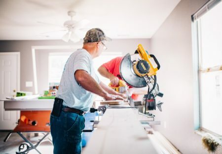 a man in a kitchen