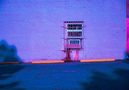 a window on a building