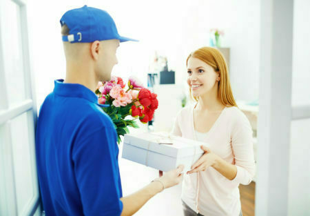 a man and a woman shaking hands